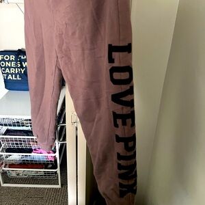 VS Pink Reversible sweatpants